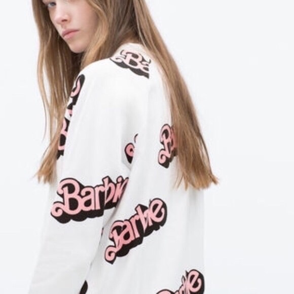 Zara TRF Barbie Collaboration Crew Sweater (M) - Picture 4 of 6